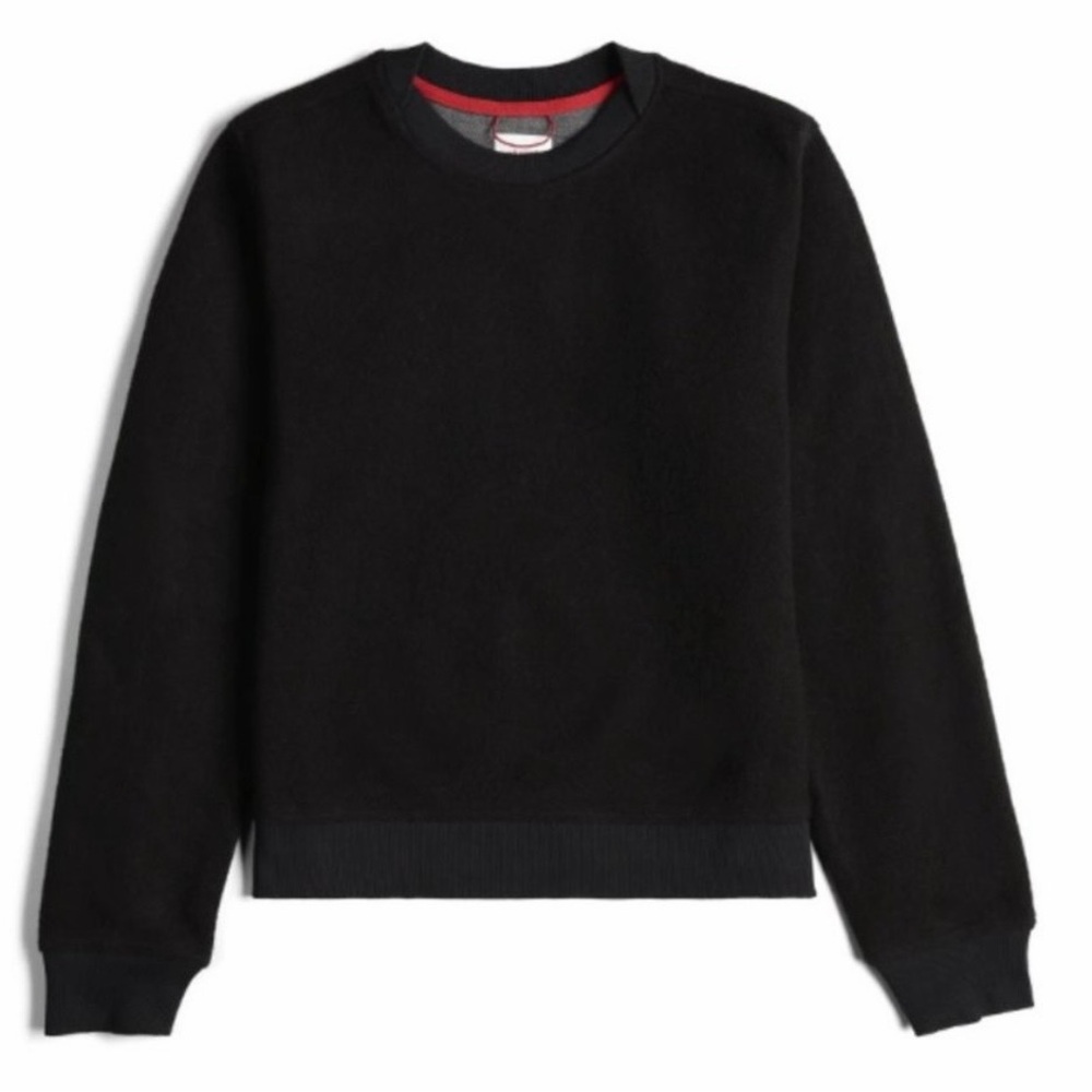 Topo Designs Women’s Navy Blue Crewneck Wool Blend, Medium